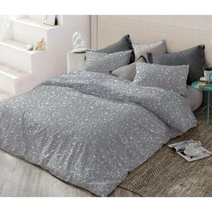 Lenjerie de pat din bumbac Grey orient , 140 x 200cm, 70 x 90 cm imagine