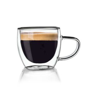 Cană Orion din sticlă cu perete dublu, 110 ml imagine