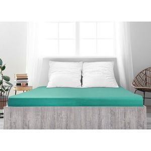 Cearșaf de pat 4Home jersey Ideal verde turcoaz, 200 x 200 cm, turcoaz, 200 x 200 cm imagine