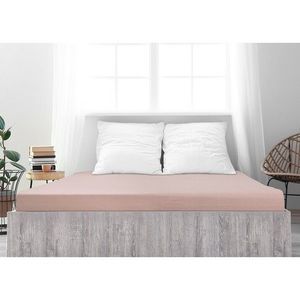 Cearșaful de pat 4Home jersey Ideal roz deschis, 100 x 200 cm, roz, 100 x 200 cm imagine