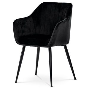 Scaun de masă PIKA BK4, negru, negru imagine