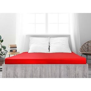 Cearșaf de pat 4Home jersey Ideal roșu , 160 x 200 cm, roșu, 160 x 200 cm imagine