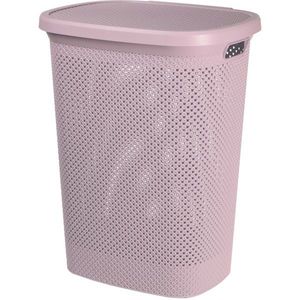 Coș de rufe, 60 l, roz, roz imagine