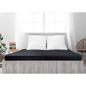 Cearșaf de pat 4Home jersey Ideal negru , 200 x 200 cm, negru, 200 x 200 cm imagine