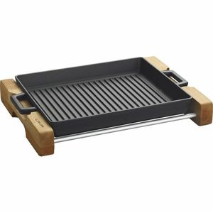 LAVA Placă metalică pentru grătar cu bază , 26 x32 cm imagine