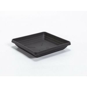 Ghiveci de flori Plastia Lotus 60 x 60, antracit imagine