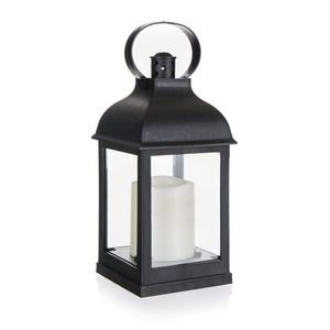 Felinar Home Decor. cu lumânare LED, 10 x 10 x 22 cm imagine