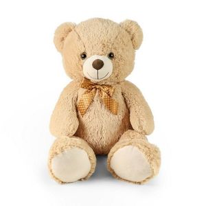 Ursuleț mare de pluș Rappa Ron maro deschis cuetichetă, 78 cm imagine