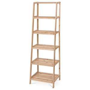 Raft din lemn masiv 42 x 28 x 140 cm imagine