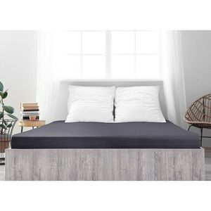 Cearșaf de pat 4Home Ideal antracit , 100 x 200 cm, antracit, 100 x 200 cm imagine