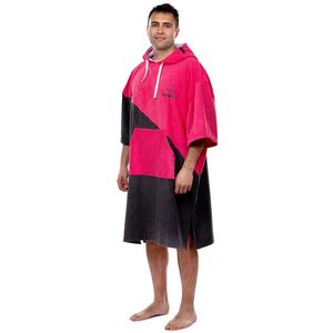 Poncho Surf Double, roz, 80 x 115 cm imagine