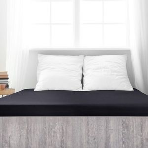 4Home Premium jersey lenjerie de pat negru , 180 x200 cm, negru, 180 x 200 cm imagine