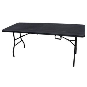 Autronic Masă de grădină, metal, plastic, negru, AZ-K100 3 BK imagine
