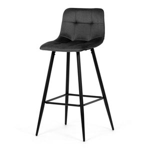 Scaun de bar B-X7015 GREY2, gri închis, gri închis imagine