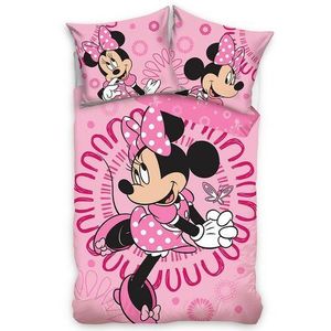 Lenjerie de pat Carbotex din bumbac pentru copiiFabulous Minnie , 140 x 200 cm, 70 x 90 cm imagine