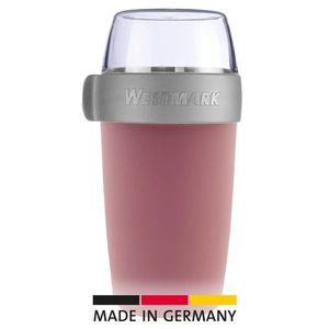 Cutie pentru gustări din două piese Westmark, 700ml, roz imagine