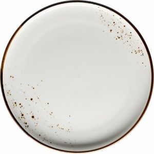 Mäser Farfurie de desert Pintar Puncte maro alb22, 5 cm, maro imagine