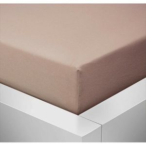 Cearșaf jersey Standard bej, 90 x 200 cm, bej, 90 x 200 cm imagine