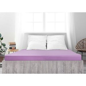 Cearșaf de pat 4Home jersey Ideal violet , 100 x 200 cm, mov, 100 x 200 cm imagine