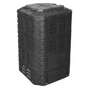 Compostor de grădină Patrol Multicomponegru, 1120 l imagine