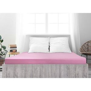 Cearșaf de pat 4Home jersey Ideal roz , 100 x 200 cm, roz, 100 x 200 cm imagine