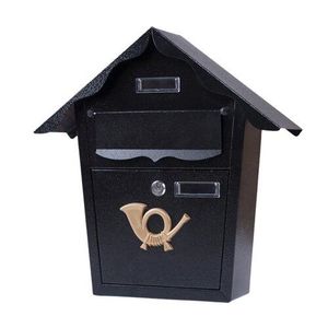 Cutie poștală din oțel Raven, antracit imagine