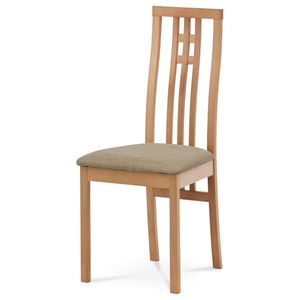 Scaun din lemn masiv BC-2482, fag, maro deschis imagine