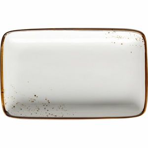 Mäser Tavă dreptunghiulară Pintar Puncte maro alb21 x 13 x 3 cm imagine
