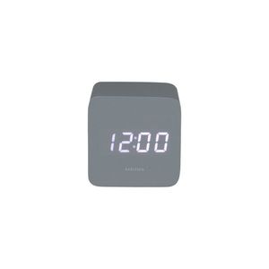Karlsson 5982GY ceas LED de design cu alarmă gri, 7 cm imagine