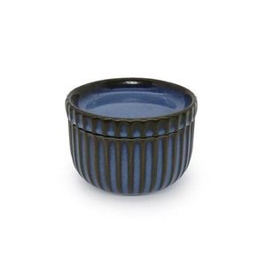 Castron gresie Toro, cu capac, 290 ml, albastru imagine
