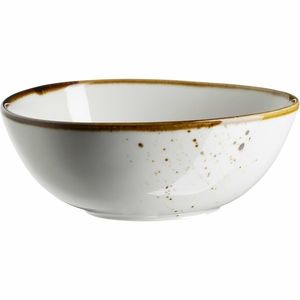 Mäser Bol oval Pintar Puncte maro alb 15, 5 x 13, 5cm, maro, M imagine