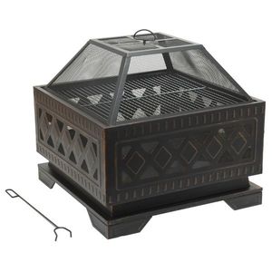 Cattara 13009 Șemineu cu capac pătrat, 63, 5 x 63, 5x 62 cm imagine