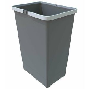 Coș de plastic cu mânere Elletipi 24 l, gri, 24 l imagine