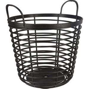 Coș de grădină Downey antracit, 37, 4 x în.40 cm , lemn ecologic, antracit imagine