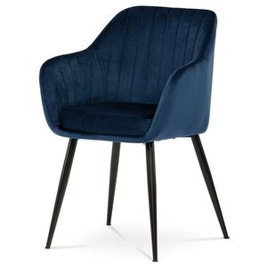 Scaun de masă PIKA BLUE4, albastru, albastru imagine