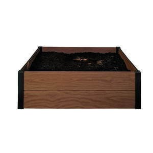 Pat înălțat Keter Maple Square maro, 106 x 106x 32 cm imagine