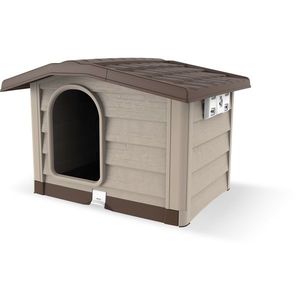 Doghouse Bungalow bej, 89 x 75 x 62 cm imagine