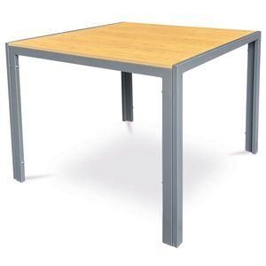 Autronic Masă de grădină, metal, polywood, maro, AZ T-S1209 OAK imagine