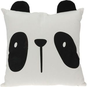 Pernă Safari tour Panda negru și alb, 40 x 40 cm imagine