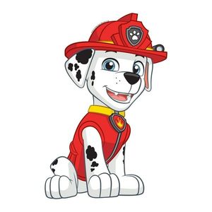 Autocolant 3D Paw Patrol Marshall, 14 x 20 cm imagine