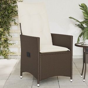 Scaun de exterior, maro, ratan natural imagine