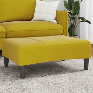vidaXL Taburet, galben, 77x55x31 cm, catifea imagine