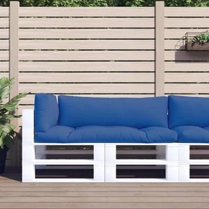 vidaXL Perne de paleți, 3 buc, albastru, material textil imagine