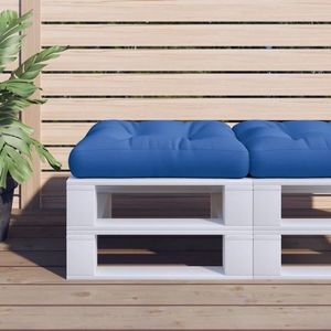 vidaXL Pernă de paleți, albastru, material textil imagine
