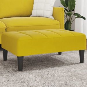 vidaXL Taburet, galben, 77x55x31 cm, catifea imagine