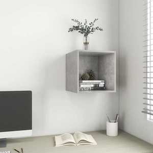 vidaXL Dulap de perete, gri beton, 37x37x37 cm, PAL imagine