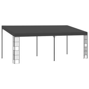 vidaXL Pavilion de perete, antracit, 3 x 6 m, material textil imagine