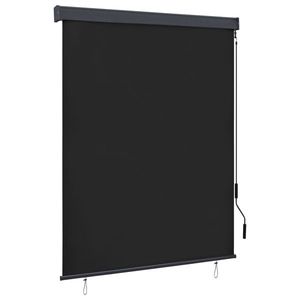 vidaXL Jaluzea tip rulou de exterior, antracit, 140 x 250 cm imagine