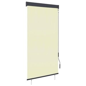vidaXL Jaluzea tip rulou de exterior, crem, 80 x 250 cm imagine