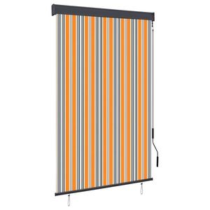 vidaXL Jaluzea tip rulou de exterior, galben și albastru, 120 x 250 cm imagine